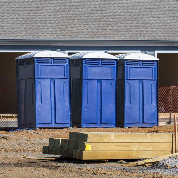 are there any restrictions on what items can be disposed of in the portable toilets in Caldwell